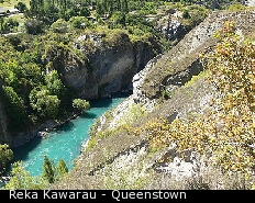 Řeka Kawarau - Queenstown
